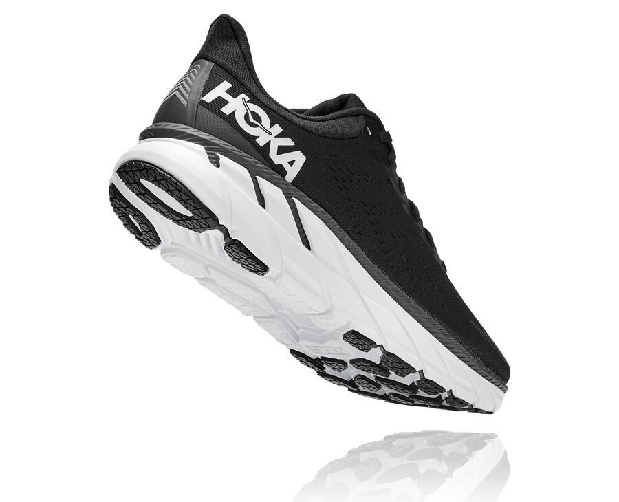 Hoka One One Tenisky Panske Čierne/Biele - Clifton 7 - 01795-UIJT